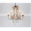 Vintage Bronze American Style Crystal Chandelier Bedroom Living room Kithce Candles Light Restaurant Hall Home Lamp Fixtures