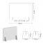 Wholesale Price Acrylic Sheet 3Mm 2X1.5 Foot 60X45Cm Acrylic Droplet Isolation Board High Transparency For Decorative