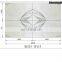 top quality price of italian statuario marble book match tile