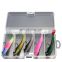 double face fishing bait tackle storage lure box hard plastic fishing accessories tool box