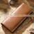 Genuine Cow Crazy Horse High Quality Leather Long Wallet Customised Wholesale Retail Hot Sale for Men OEM ODM