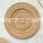 Brown Rattan Charger Handwoven Natural Rattan wall decoration Table mat Wholesale In Bulk Handwoven