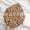 Leaf style decoration Weave Water Hyacinth Placemat Wall basket decor basket wholesale made in Vietnam