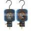 Refrigeration Air Conditioning Single Digital Pressure Gauge With Sight Glass Manifold Gauge Set R134