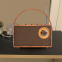 Home Wireless Speaker Portable Radio Stereo Speakers Record Mini Radio Retro Speaker Phonograph b7 Player