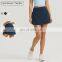 2 In 1 Piece Tennis Skirts With Shorts Custom Fitness Upf 50+ Sports Pockets Dress