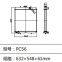high quality Aluminium radiator core radiator machine PC56 for excavator cooling system radiator