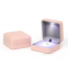 Customization Velvet Plush Luxury Jewelry/Watch Box with PU or same Velvet outside plus inner light