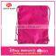 Pretty Girl of Pink Cheap Drawstring Bag Wholesale Cute Drawstring Bags with Delicate Color