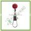 Big style plastic swivel clip and interlock fishing snap