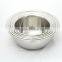 Stainless steel deep Punch bowl Oil Bowl finger bowl 22-28cm