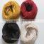 women red scarf yiwu international market factory scarves circle round neck knit scarf