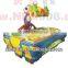 Fashion coin operated bus air hockey game machine