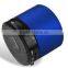 2016 Hot Sale Mini Car Subwoofer Blue Speakers Wireless Metal Speakers Subwoofer