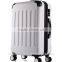 20'' ABS Aluminium Alloy Polyester Lining Travel Trolley Luggage Bag