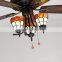 52inch 240v Tiffany Luxury Giant Ceiling Fan With Three Light