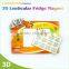 Wholesale promotional tourist souvenir fridge magnet puzzle