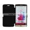 Book Style Flip PU Leather cover case for LG G3 D855