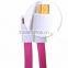 25CM Magnet Flat Short 5Pin Micro USB Data Charger Cable Cord For Samsung HTC