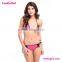 2pcs Padded Bra & High Waist Panty Bikini Set