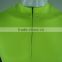 Fluorescent color custom cycling jersey plain reflected light cycling jersey with bib cycling jersey