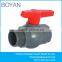 BOYAN taizhou huangyan plastic irrigation pvc male and female ball valve                        
                                                Quality Choice