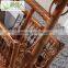 Traditional Unique Design Round Square Wicker Hand Woven Rattan Cane Wood Side Corner Book Magazine Table