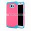 2 in 1 TPU+PC hard silicon cover for Samsung note 5 rubber colorful case for Note 5