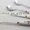 Attractive Stainless Steel flatware Spoon of ceramic handle