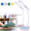 Rechargeable LED foldable table lamp portable and cute design for kids study with eye protection light