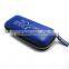 custom logo leather eva zipper glasses case