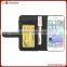 Luxury wallet leather case for iphone6, for apple 6 designer case in cheap prices