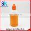 PE 100ml plastic dropper bottle with childproof cap