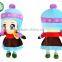 2016 new promotions girl doll plush toy doll new year birthday gift