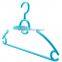 multi colored plastic rotating clothes hanger rack