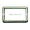 Eco-friendly Zinc alloy fashion metal curved tri-glide buckle for 38mm belts