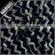 black stripe with Green yarn resilient beautiful latest design fabric for clothing wholesale spandex nylon cotton lace fabric