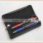 High Quality leather zipper pen case for metal pen