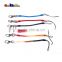 7-1/2"(190mm) Mix Color Expandable Coil With Metal Hook for Mobile Phone Straps #FLQ062A(Mix)