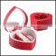 South Korea creative heart lovely jewelry bo with high-end leather jewelry bo wedding gift bo custom