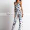 LTK-0019 OEM Straps Floral Women Playsuit Fashion Jumpsuit