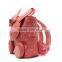 Korea Brand PU Material Little Rabbit Pattern Anti-lost Children Backpack Bag