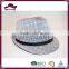  China supplier grid cotton fedora hat