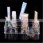 Customized acrylic cosmetic storage containers stand