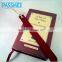 Custom handmade leather bookmark leather bookmark for wholesale