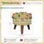 New Sleek Design Modern Wooden Upholstered Stool for Sale