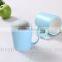 C00242 customized porcelain color glaze mugs with handle