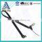 Promotional cheap zipper lanyard with soft pvc puller