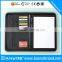 sample catalogue folder/good quality catalogue leather file folder / a4 leather product catalogue folder factory price