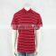 Short sleeve golf polo shirt for men striped golf polo shirt high quality OEM